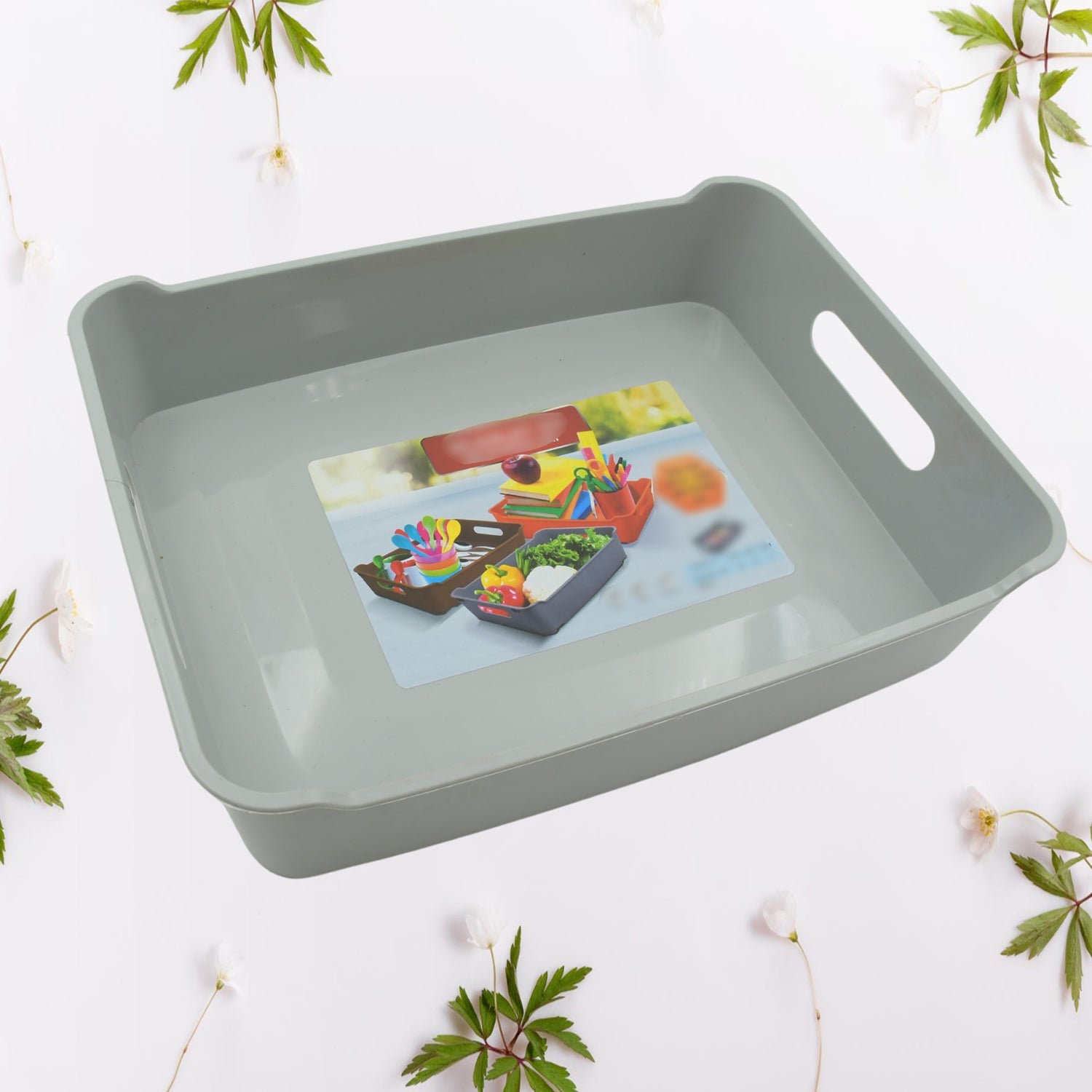 3645 Multipurpose Organising & Storage Plastic Tray, Fruit & Vegetable/ Multi Purpose Tray, Organizer for Kitchen, Countertop, Cabinet, Bathroom Plastic Storage Basket For Store Fruits, Vegetables, Magazines, Cosmetics, Stationary Set of 3 3645 Multipurpose Organising & Storage Plastic Tray, Fruit & Vegetable/ Multi Purpose Tray, Organizer for Kitchen, Countertop, Cabinet, Bathroom Plastic Storage Basket For Store Fruits, Vegetables, Magazines, Cosmetics, Stationary Set of 3